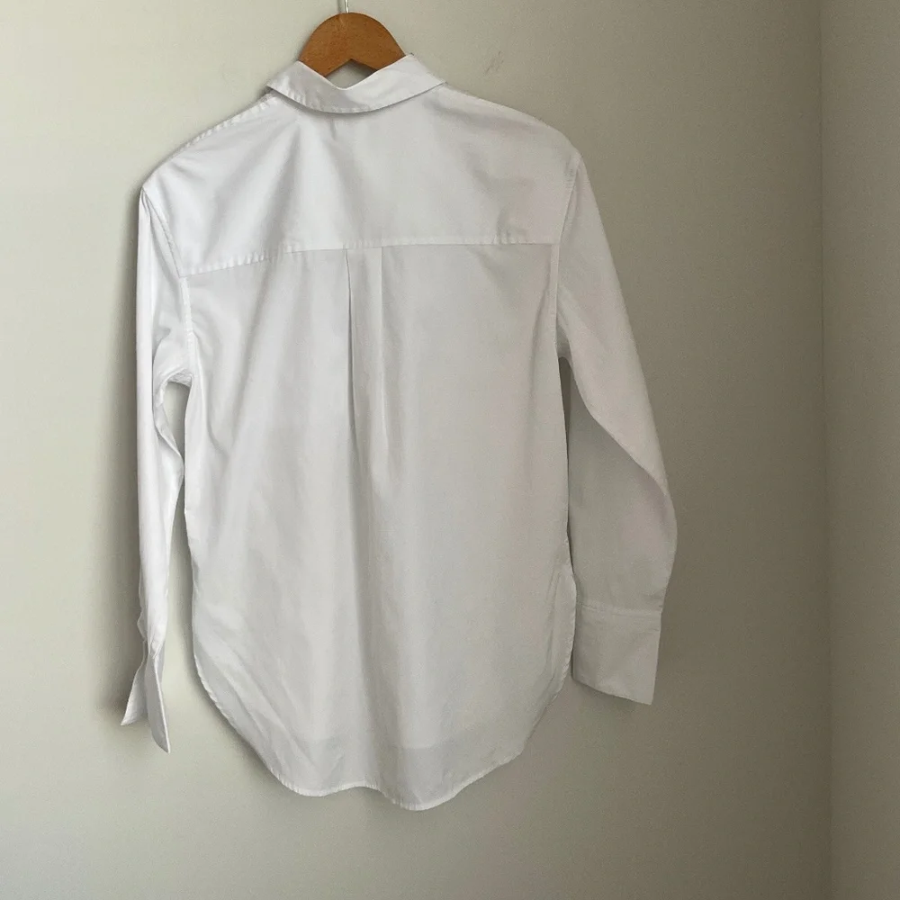 NWT Madewell White Relaxed Button-Up Shirt SZ Various - Picture 14 of 16